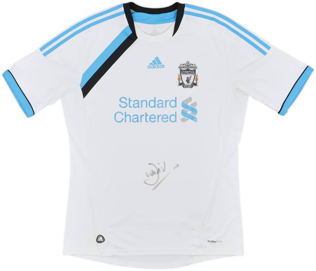 2011-12 Liverpool Signed Third Shirt - 5/10 - (L)