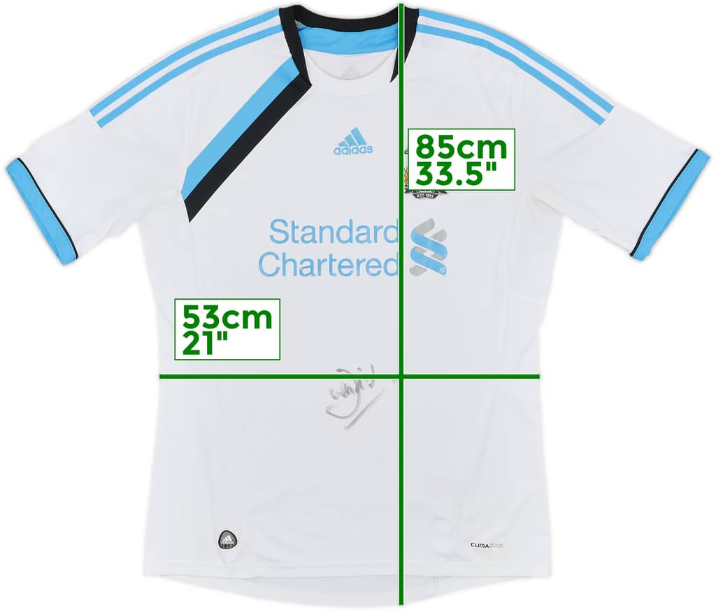 2011-12 Liverpool Signed Third Shirt - 5/10 - (L)