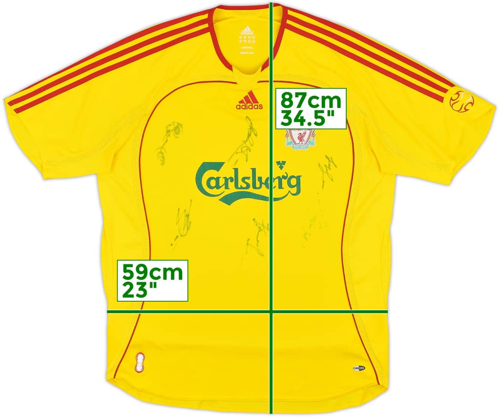 2006-07 Liverpool Signed Away Shirt - 8/10 - (XL)