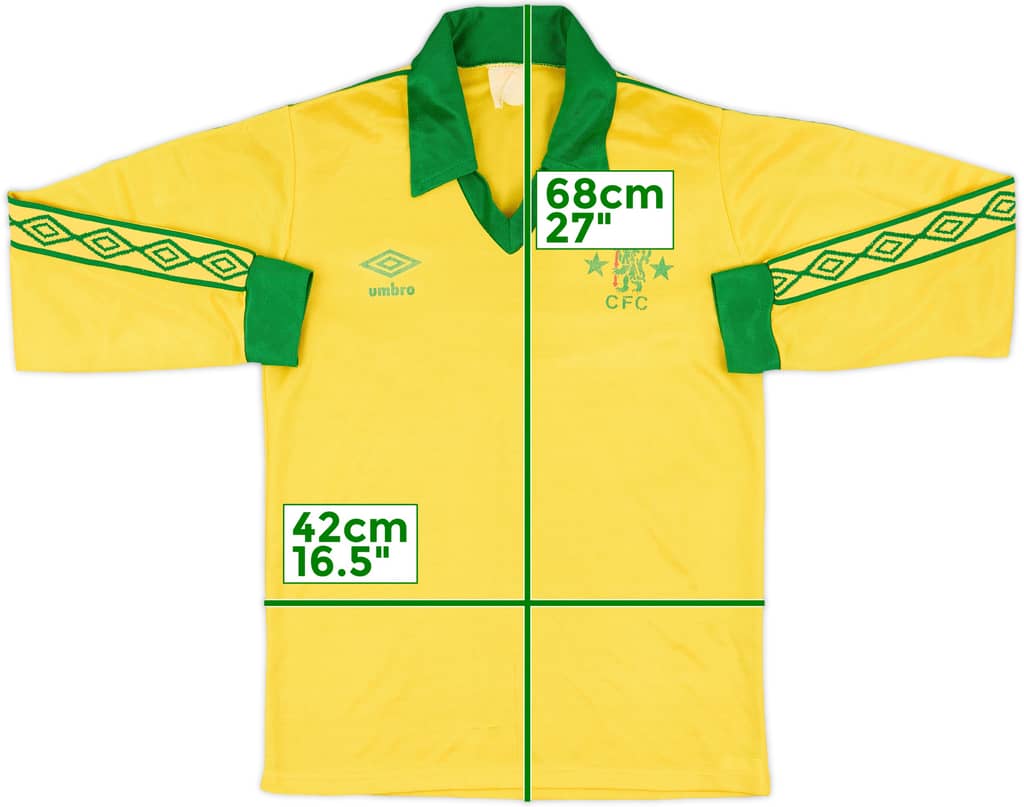 1978-81 Chelsea Away L/S Shirt - 6/10 - (S)
