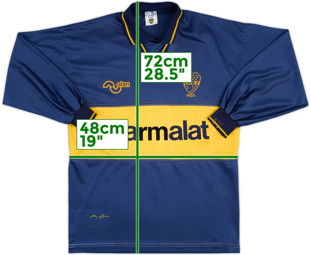 1994-95 Boca Juniors Home L/S Shirt - 5/10 - (M)