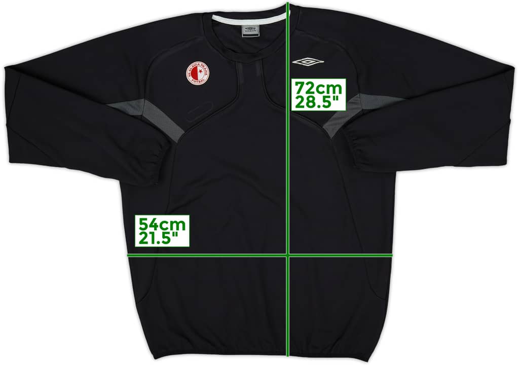 2008-09 Slavia Prague Umbro Sweat Top - 8/10 - (L)