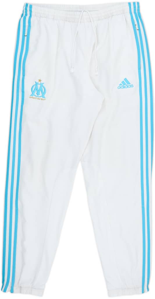 2008-09 Olympique Marseille adidas Track Pants/Bottoms - 5/10 - (M/L)