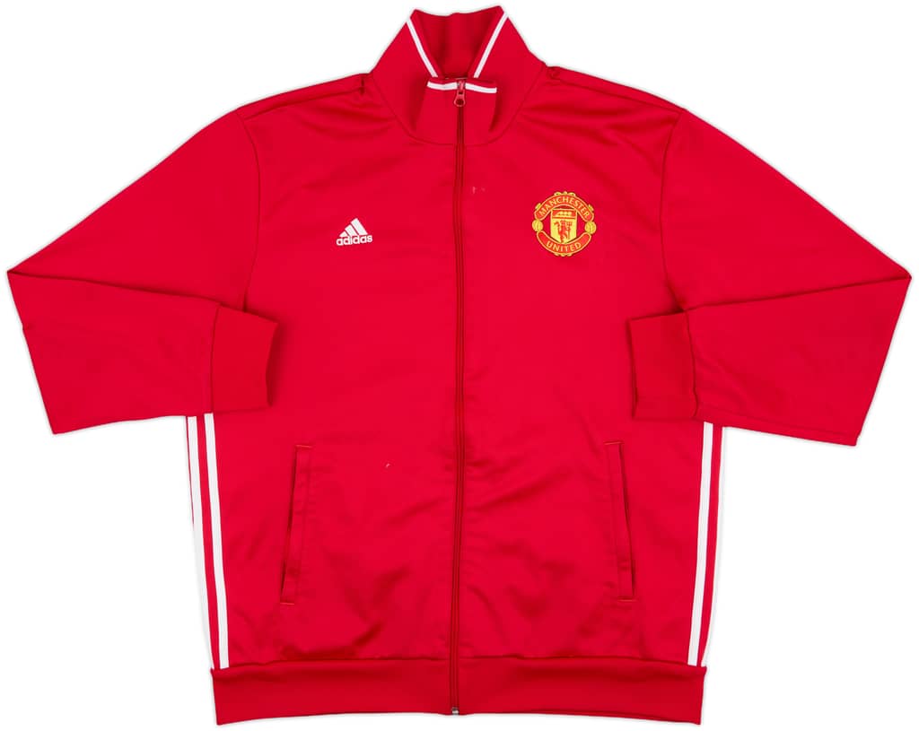 2016-17 Manchester United adidas Track Jacket - 7/10 - (XL)