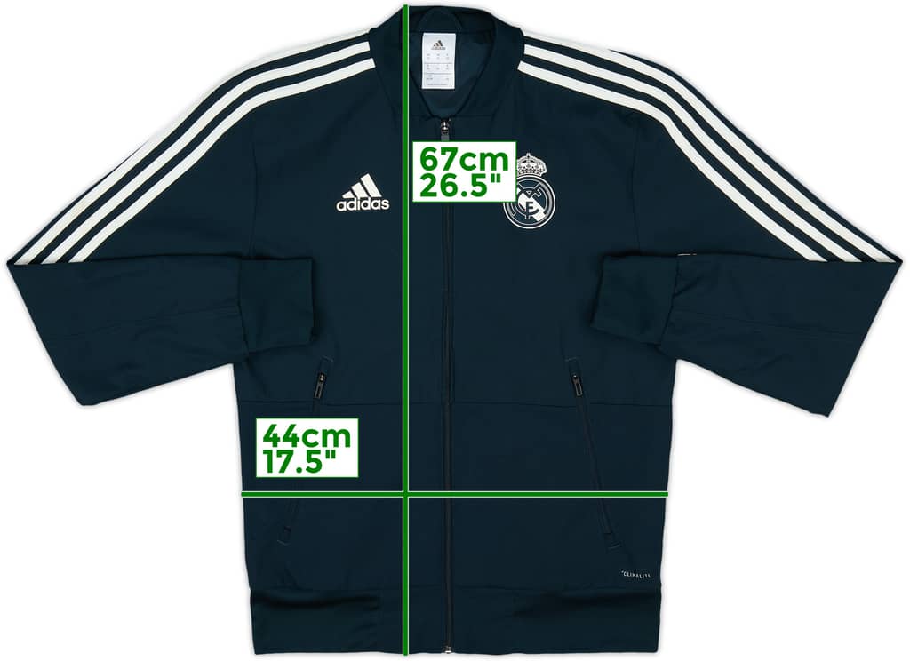 2018-19 Real Madrid adidas Track Jacket - 7/10 - (XS)