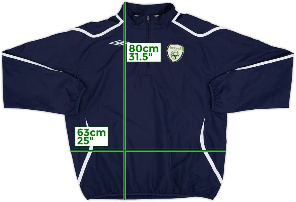 2007-08 Ireland Umbro Track Jacket - 8/10 - (XXL)