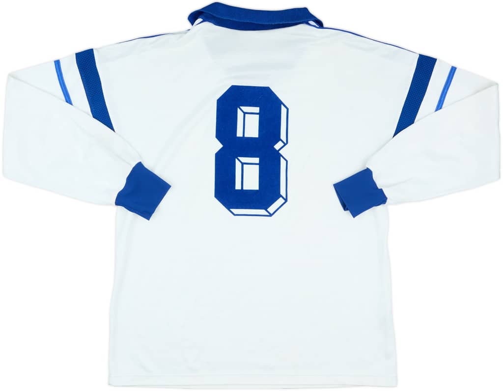 1986-88 France U-21 Match Issue Away L/S Shirt #8