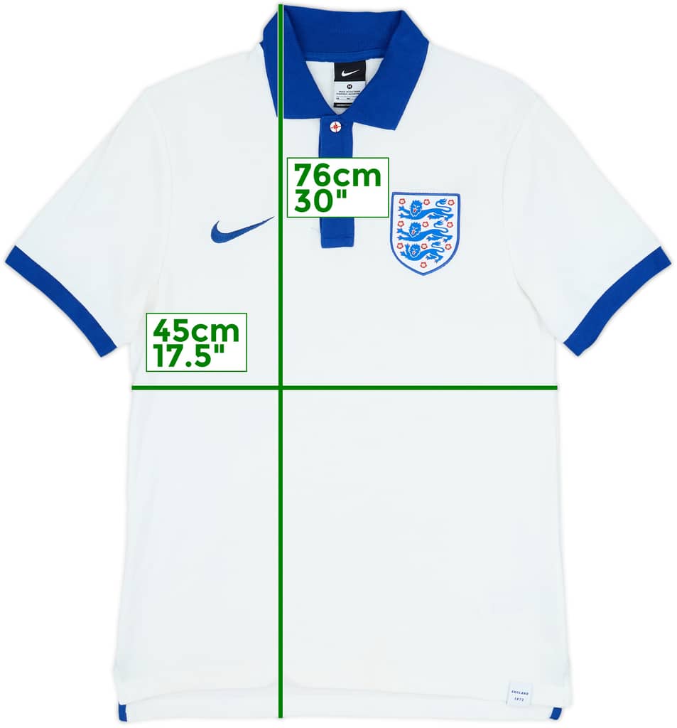 2016-17 England Nike Polo Shirt - 7/10 - (M)