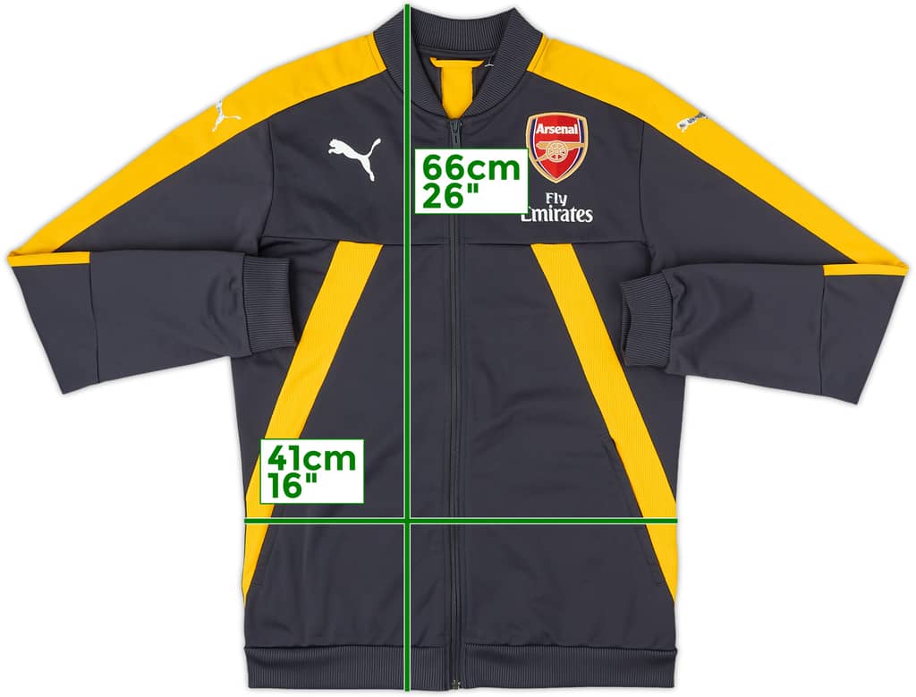 2016-17 Arsenal Puma Track Jacket - 6/10 - (XL.Boys)