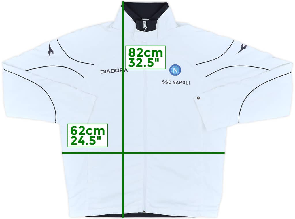 2002-03 Napoli Diadora Track Jacket - 8/10 - (M)