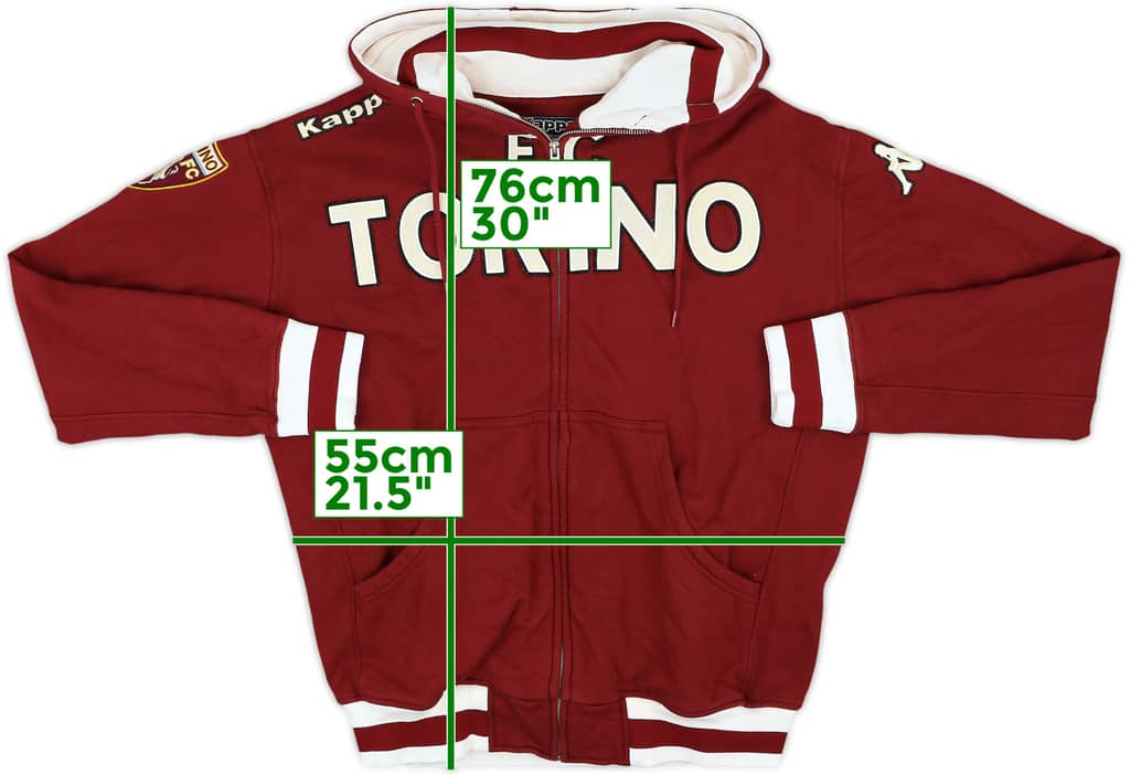 2009-10 Torino Kappa Hooded Track Jacket - 8/10 - (L)