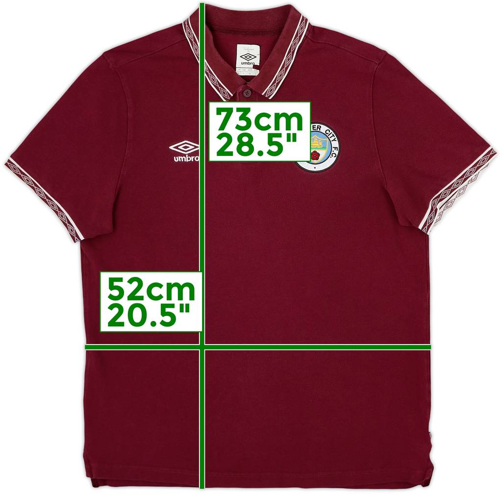 2010-11 Manchester City Umbro Polo Shirt - 8/10 - (L)
