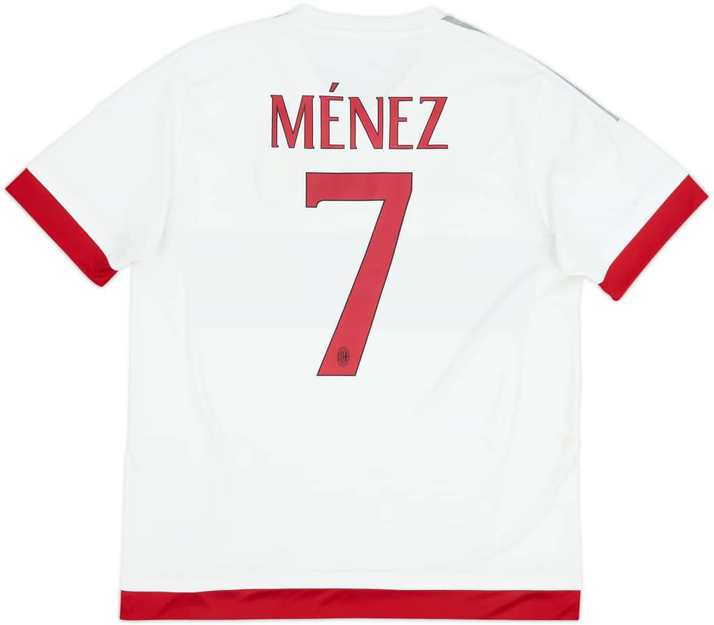 2015-16 AC Milan Away Shirt Menez #7 - 6/10 - (L)