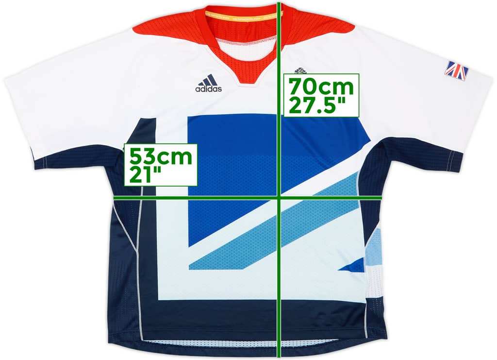 2012 adidas Team GB Olympic adidas Training Shirt - 8/10 - (L)