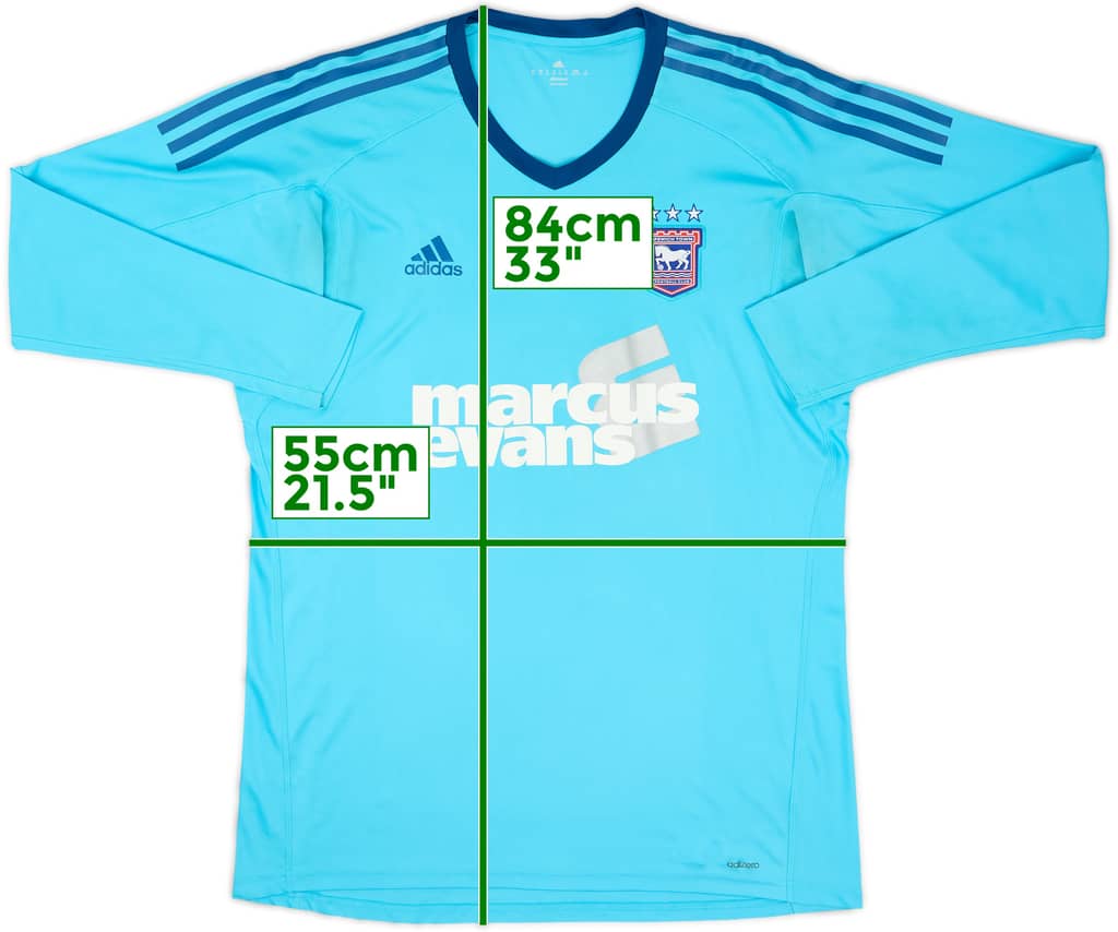 2017-18 Ipswich GK Shirt - 8/10 - (XL)