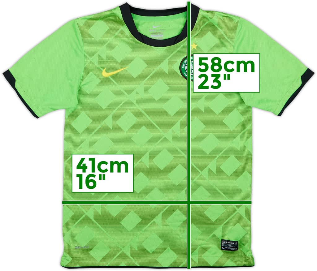 2010-11 Celtic Away Shirt - 8/10 - (M.Boys)