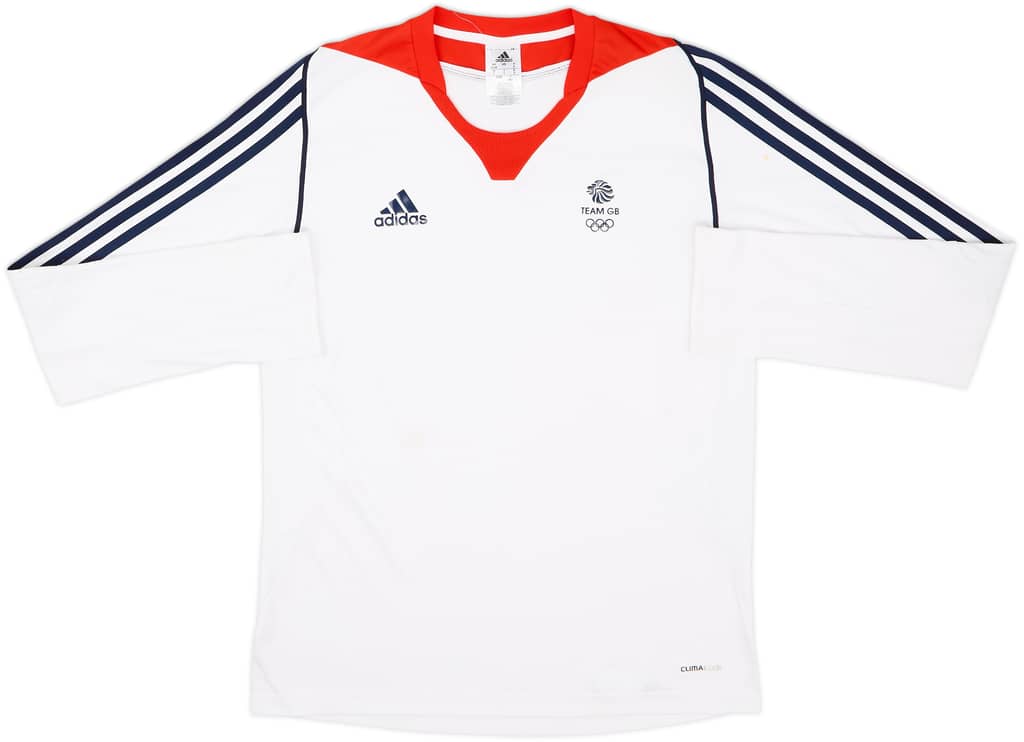 2012 adidas Team GB Olympic adidas Training L/S Shirt - 8/10 - (L)