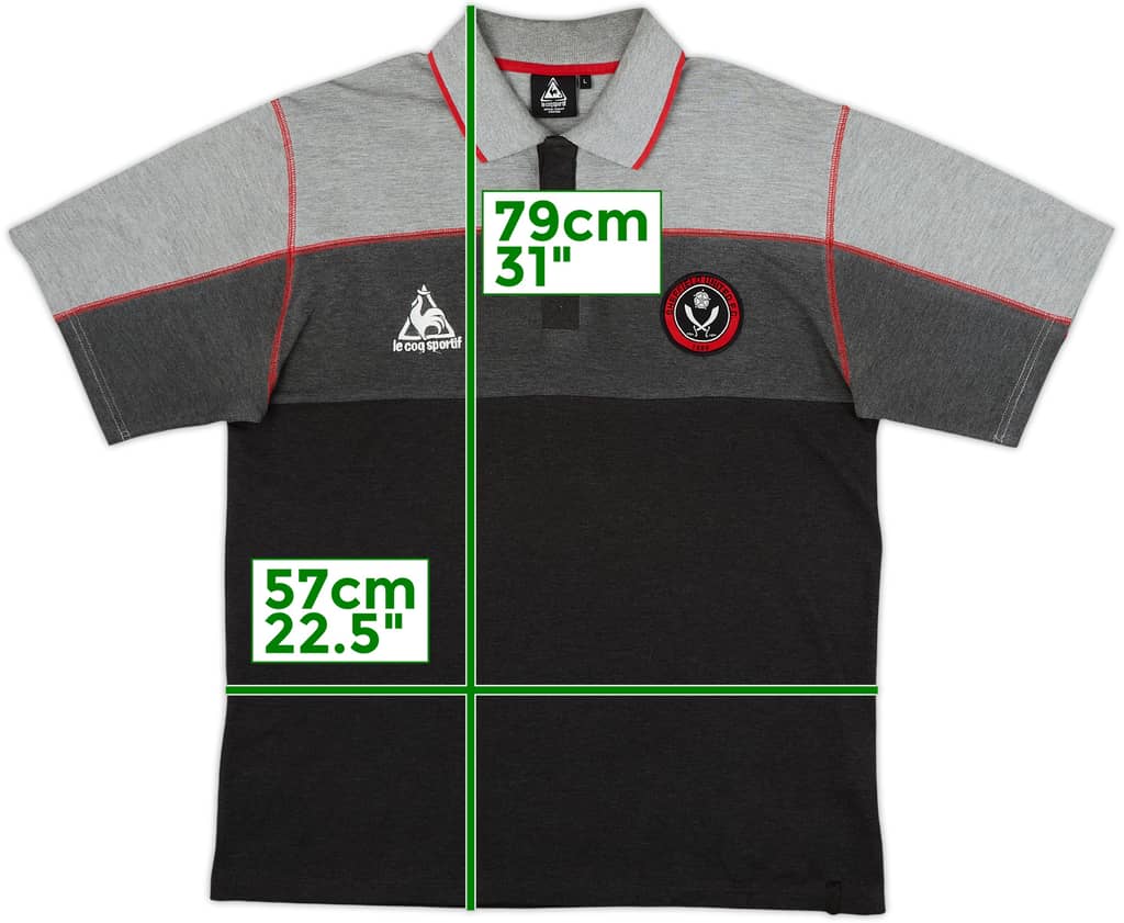 2006-07 Sheffield United Le Coq Sportif Polo Shirt - 6/10 - (L)