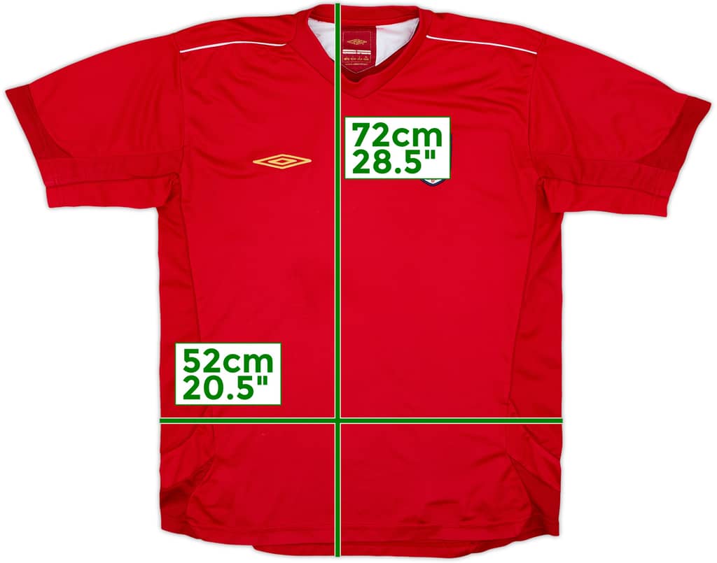 2006-07 England Umbro Training Shirt - 6/10 - (L)