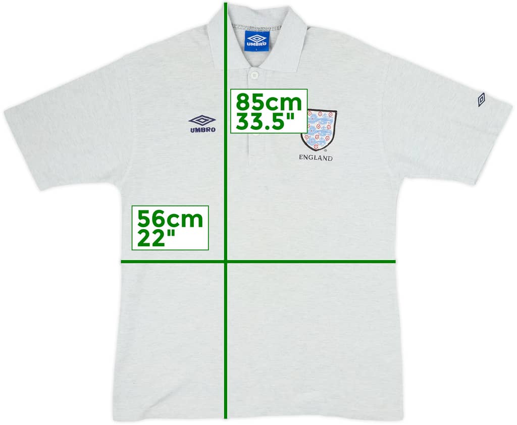 1998-00 England Umbro Polo Shirt - 10/10 - (L)