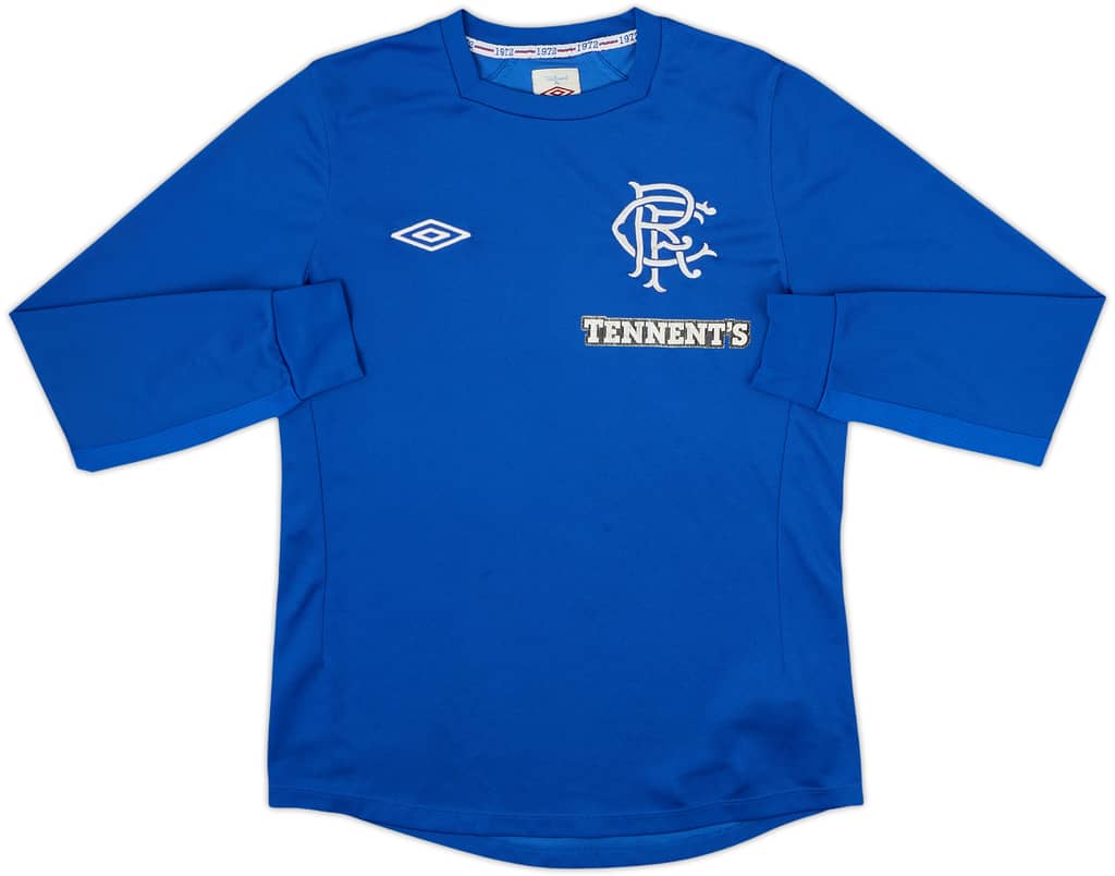 2012-13 Rangers Home L/S Shirt - 5/10 - (S)