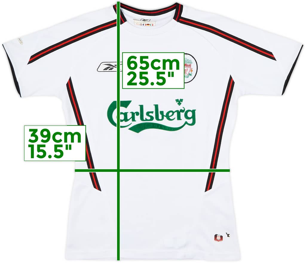 2003-04 Liverpool Away Shirt - 8/10 - (Women's S)