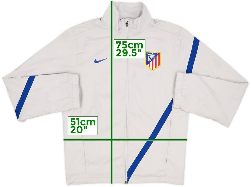 2011-12 Atletico Madrid Nike Track Jacket - 4/10 - (S)