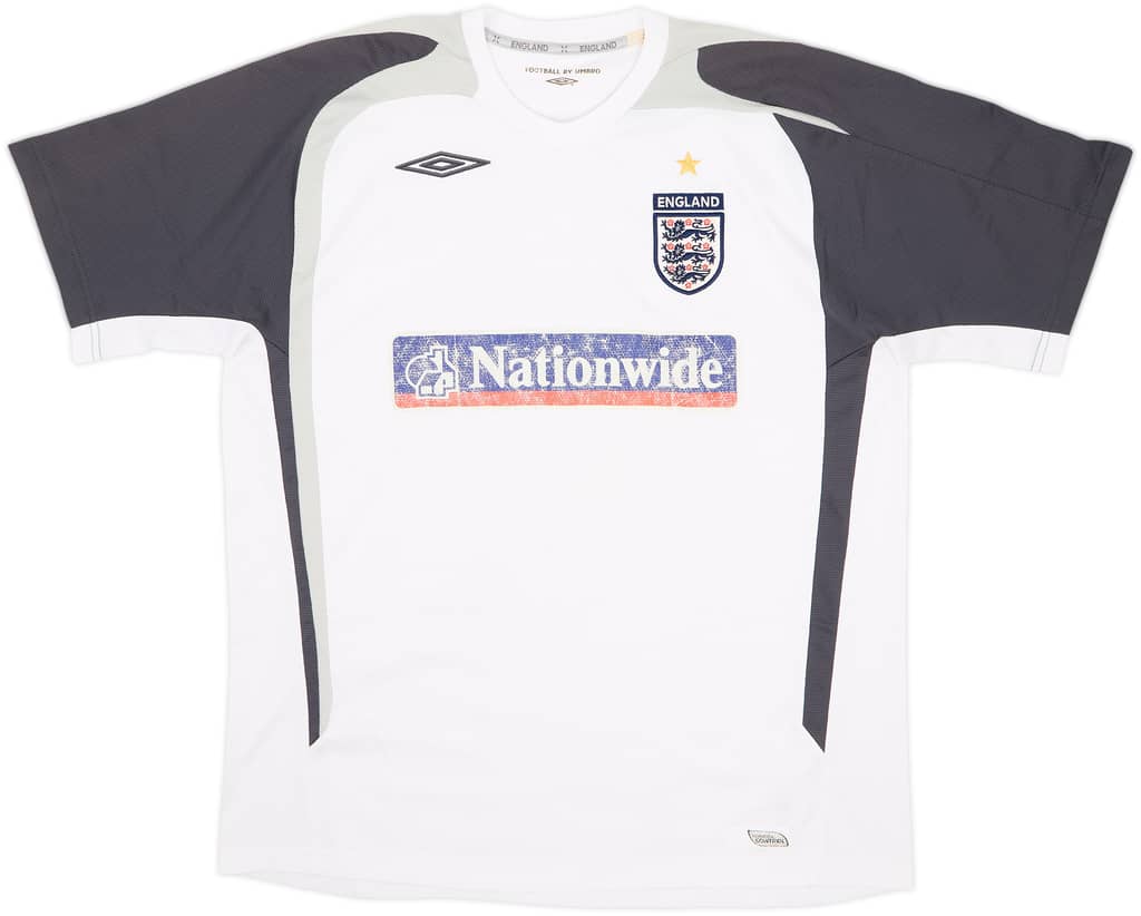 2005-06 England Umbro Training Shirt - 5/10 - (L)