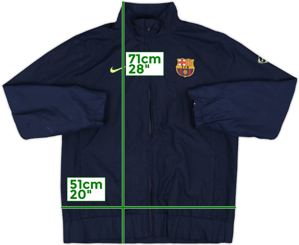 2009-10 Barcelona Nike Track Jacket - 8/10 - (L.Boys)