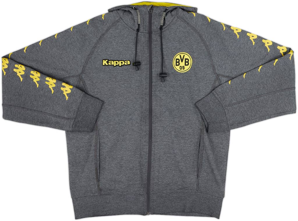 2010-11 Borussia Dortmund Kappa Hooded Track Jacket - 6/10 - (M)