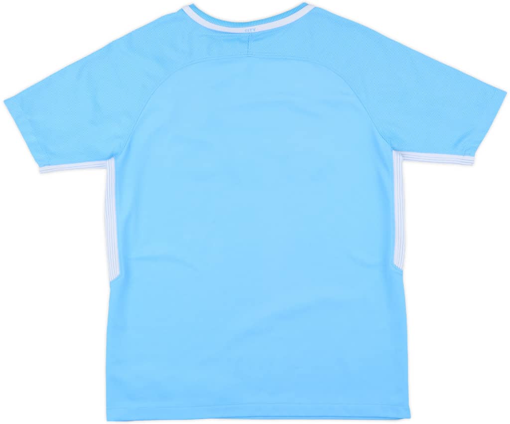 2017-18 Manchester City Home Shirt - 8/10 - (XL.Boys)