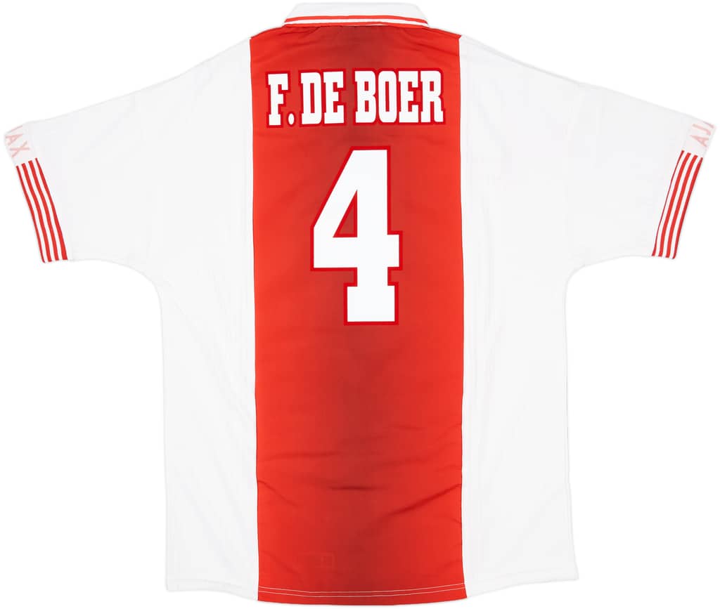 1997-98 Ajax Home Shirt F.De Boer #4 (L)