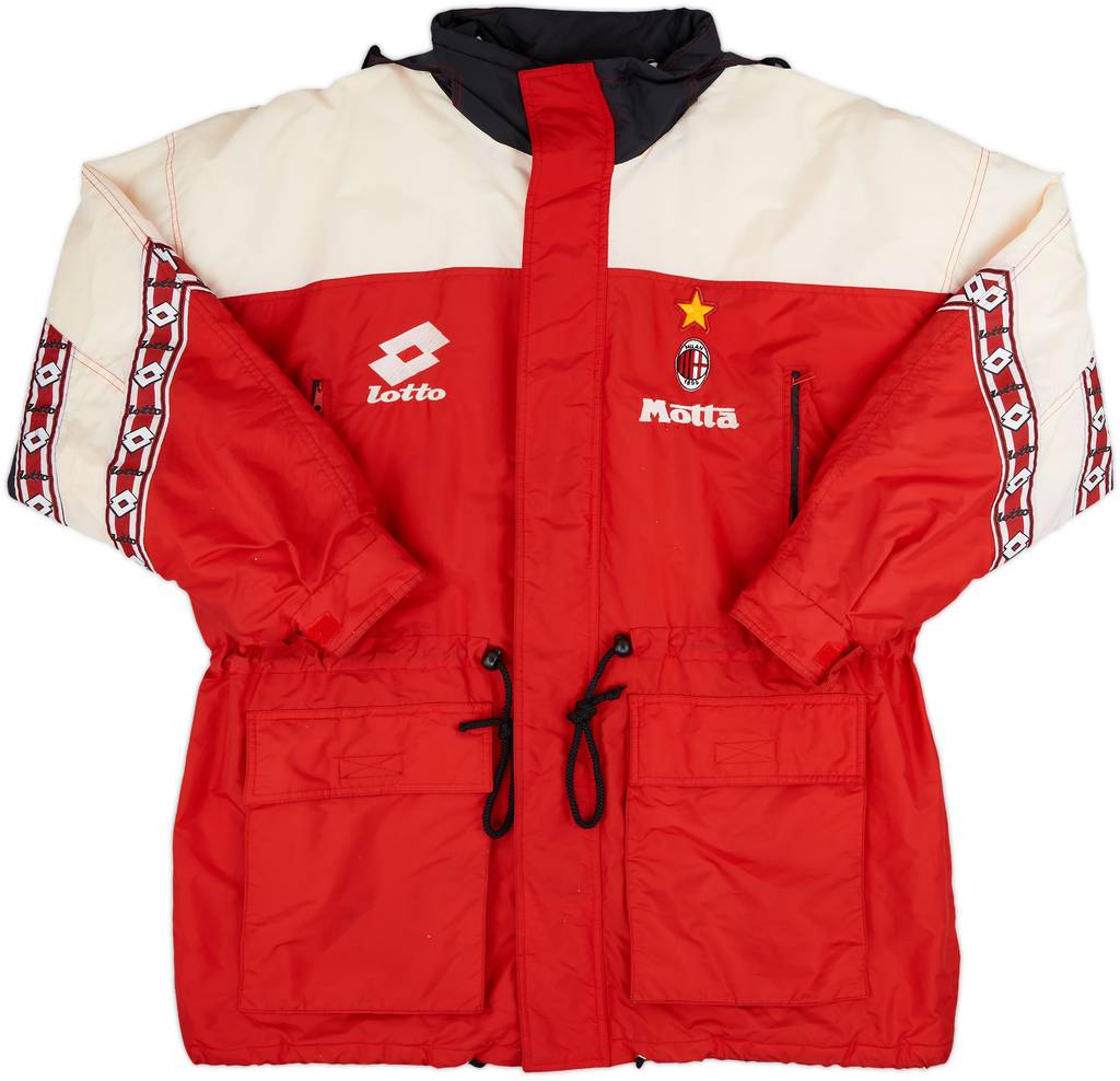 1994-95 AC Milan Lotto Padded Bench Coat - 8/10 - (L)