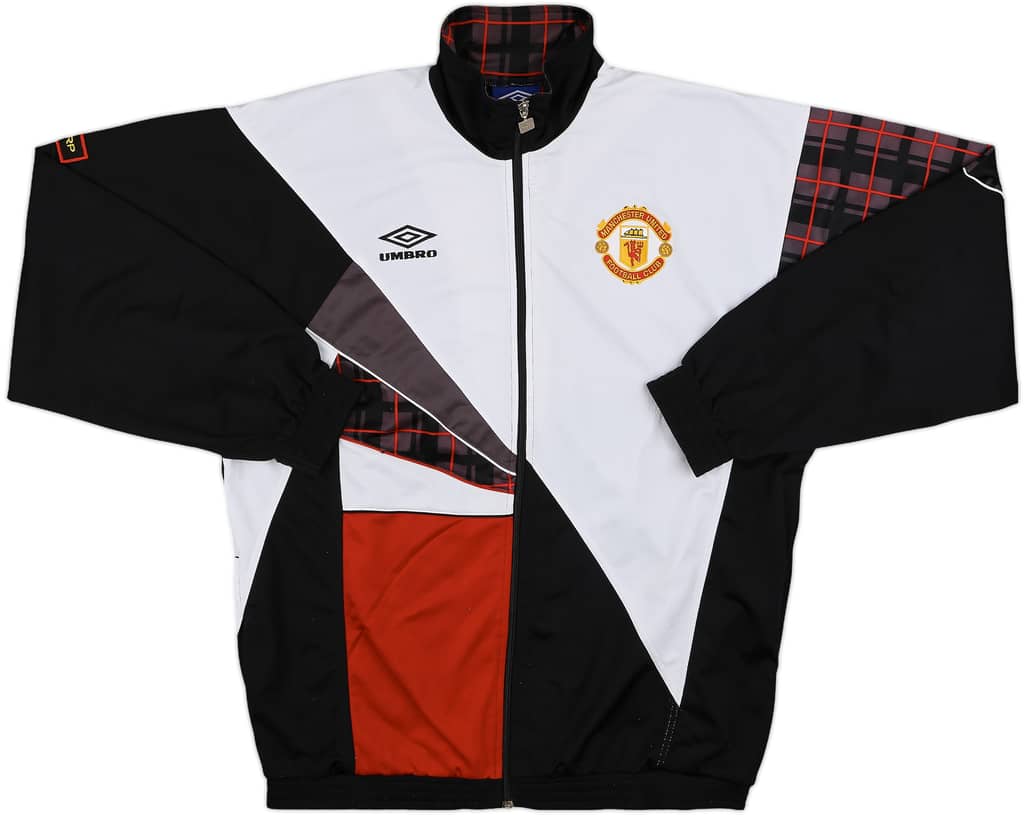 1992-93 Manchester United Umbro Track Jacket - 7/10 - (M)