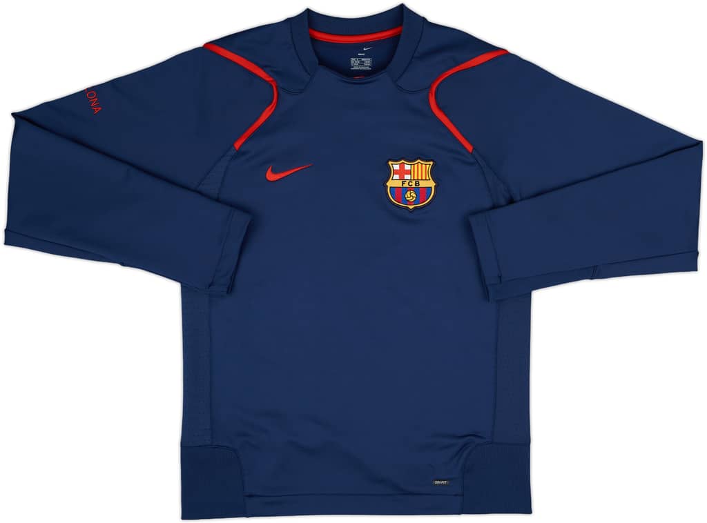 2006-07 Barcelona Nike Sweat Top - 9/10 - (S)