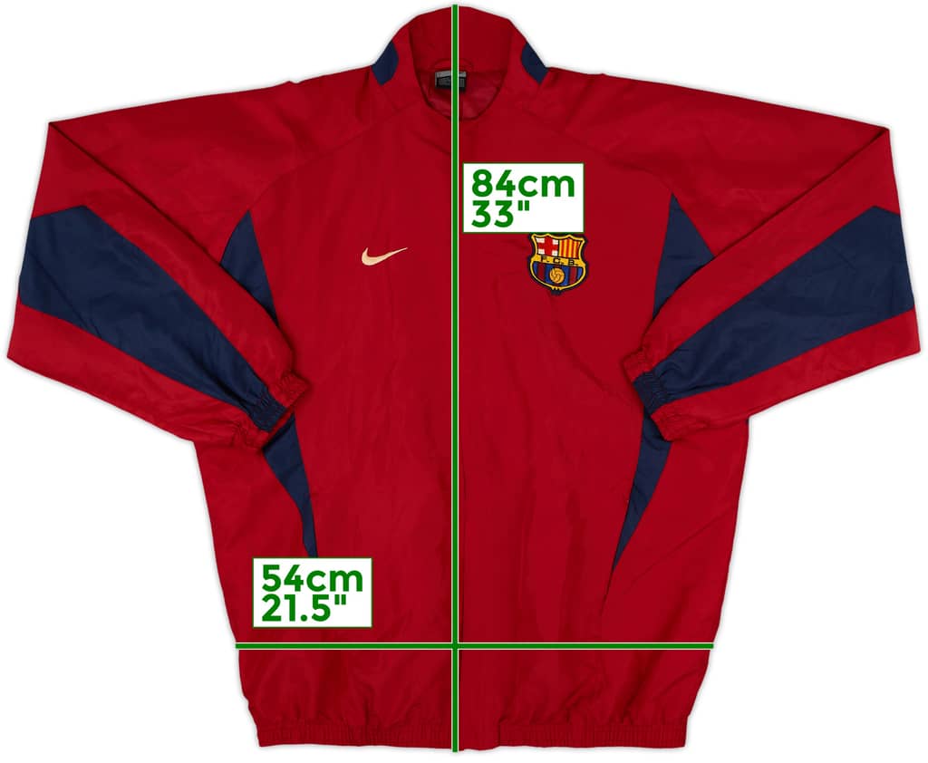 2003-04 Barcelona Nike Track Jacket - 8/10 - (XL)