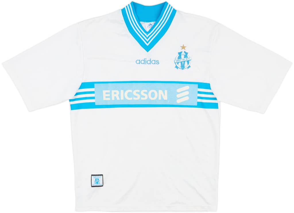 1997-98 Olympique Marseille Home Shirt - 8/10 - (M)