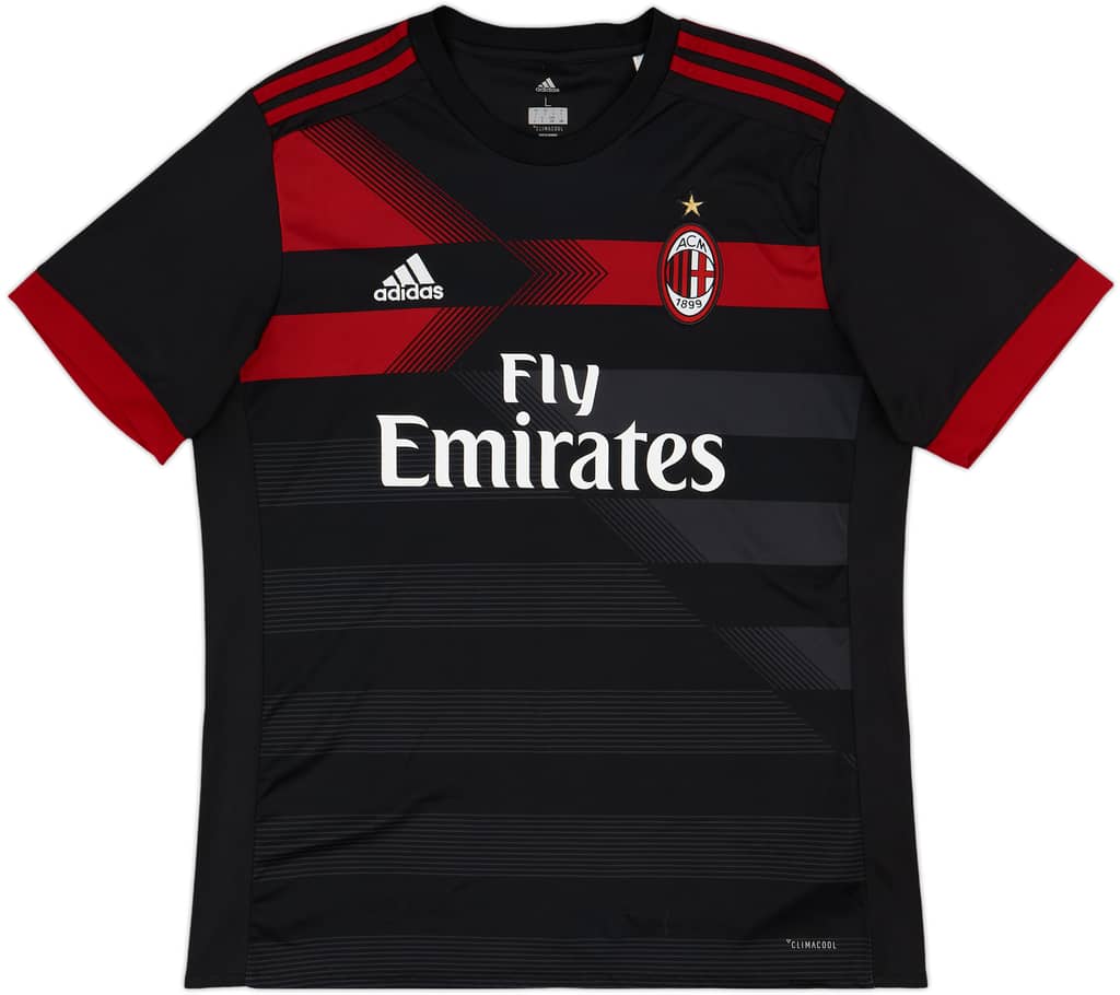 2017-18 AC Milan Third Shirt - 7/10 - (L)