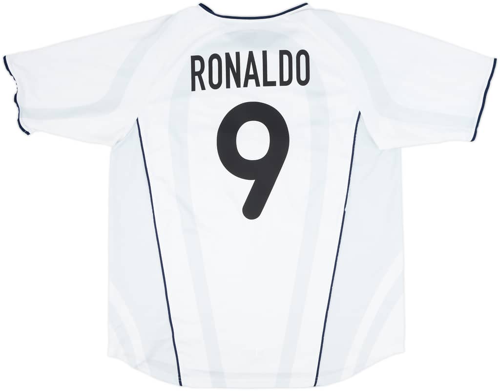 2001-02 Inter Milan Away Shirt Ronaldo #9 - 8/10 - (XL)