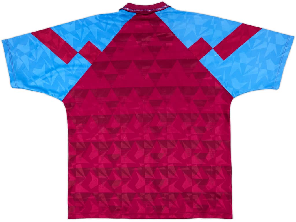 1990-92 Aston Villa Home Shirt - 6/10 - (XL)