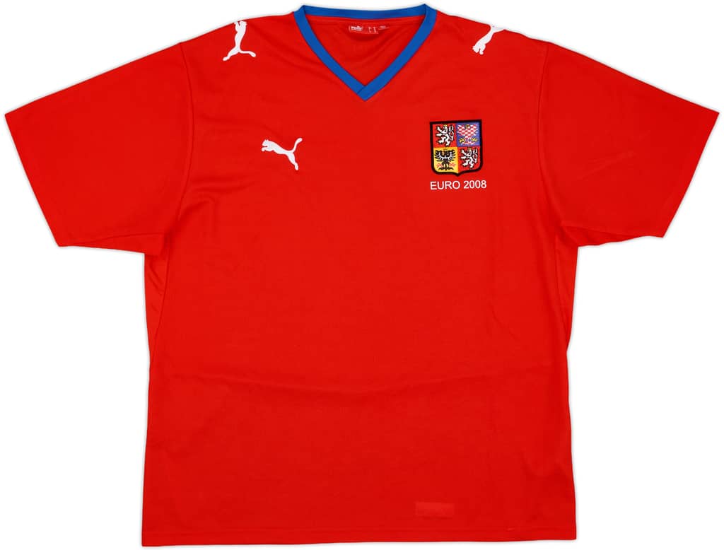 2008-09 Czech Republic 'Euro 2008' Home Shirt - 9/10 - (XL)