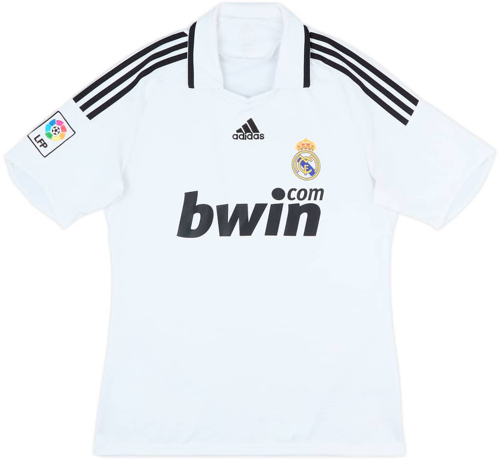 2008-09 Real Madrid Home Shirt - 9/10 - (M)