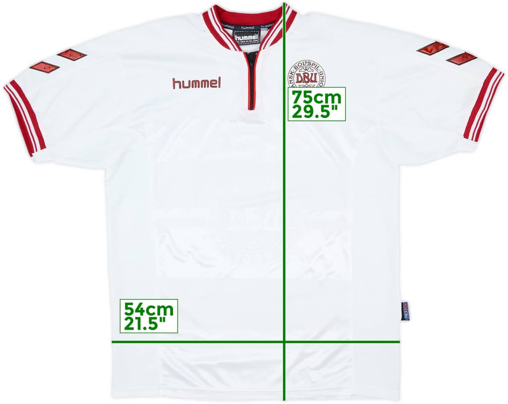 2000-02 Denmark Away Shirt - 8/10 - (L)
