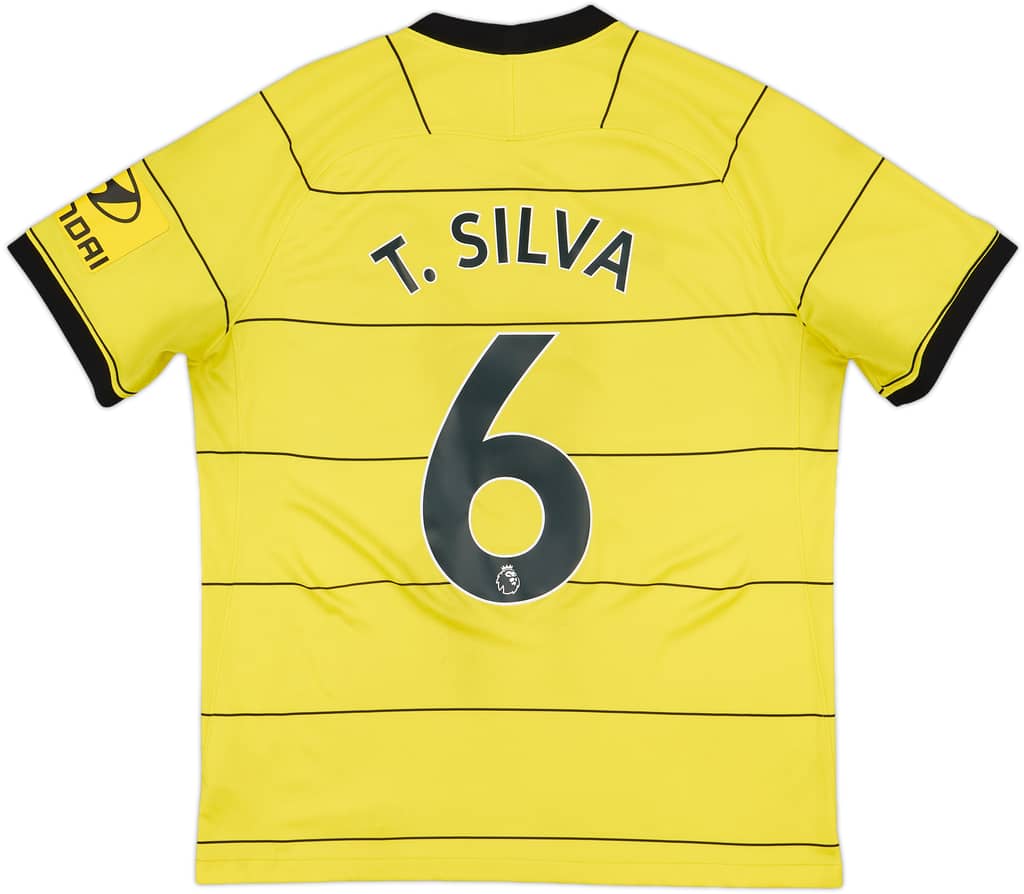 2021-22 Chelsea Away Shirt T.Silva #6 - 7/10 - (L)