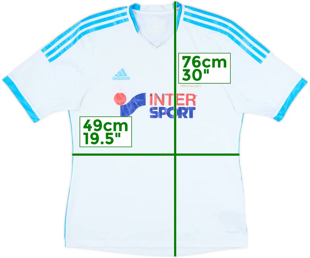 2013-14 Olympique Marseille Home Shirt - 5/10 - (M)