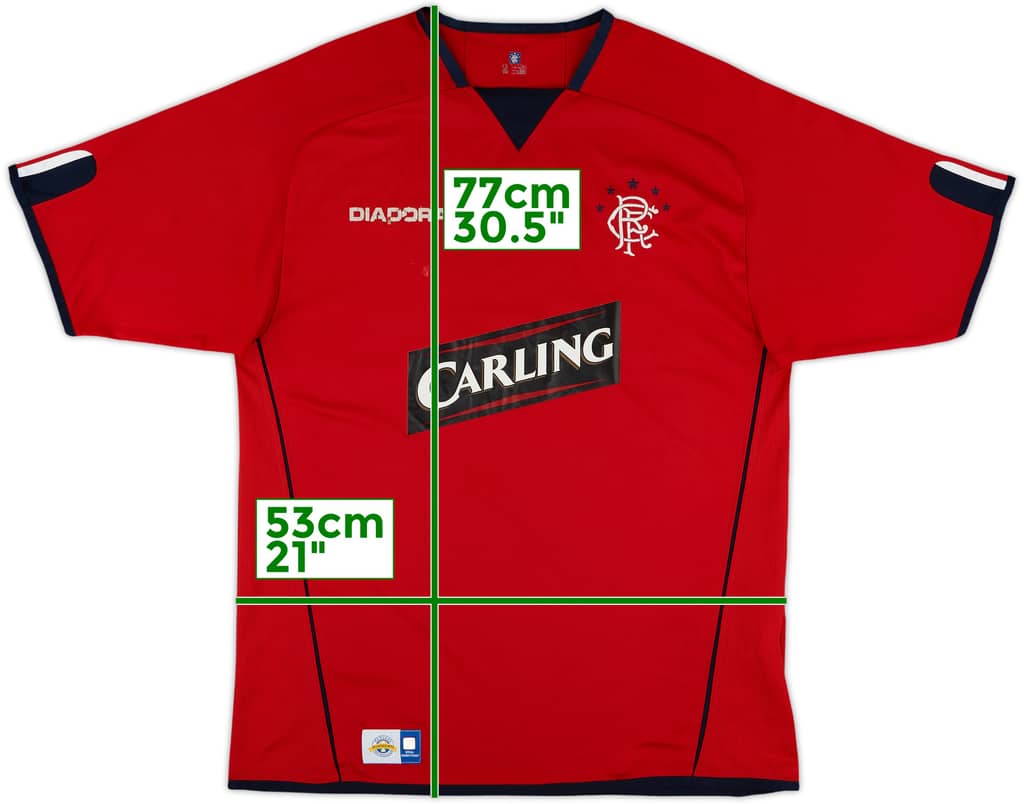 2004-05 Rangers Third Shirt - 5/10 - (XL)