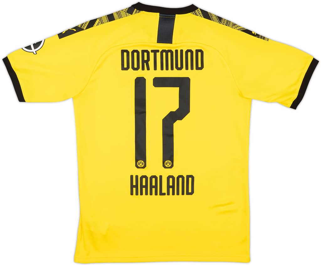 2019-20 Borussia Dortmund Home Shirt Haaland #17 - 8/10 - (S)