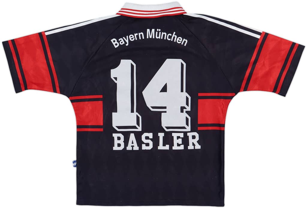 1997-99 Bayern Munich Home Shirt Basler #14 - 6/10 - (Y)