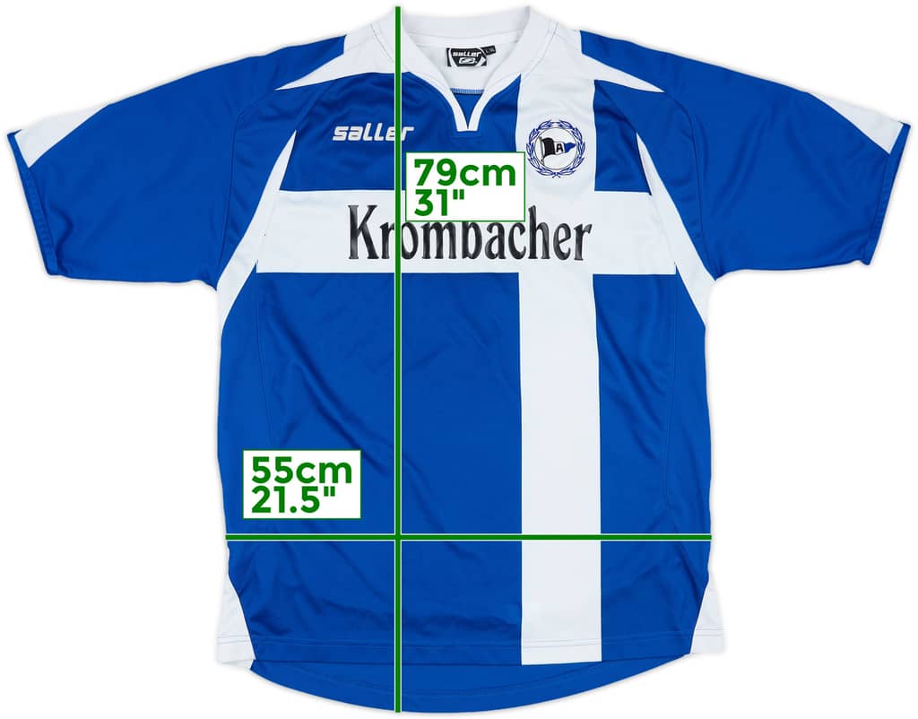 2007-08 Arminia Bielefeld Home Shirt - 7/10 - (L/XL)