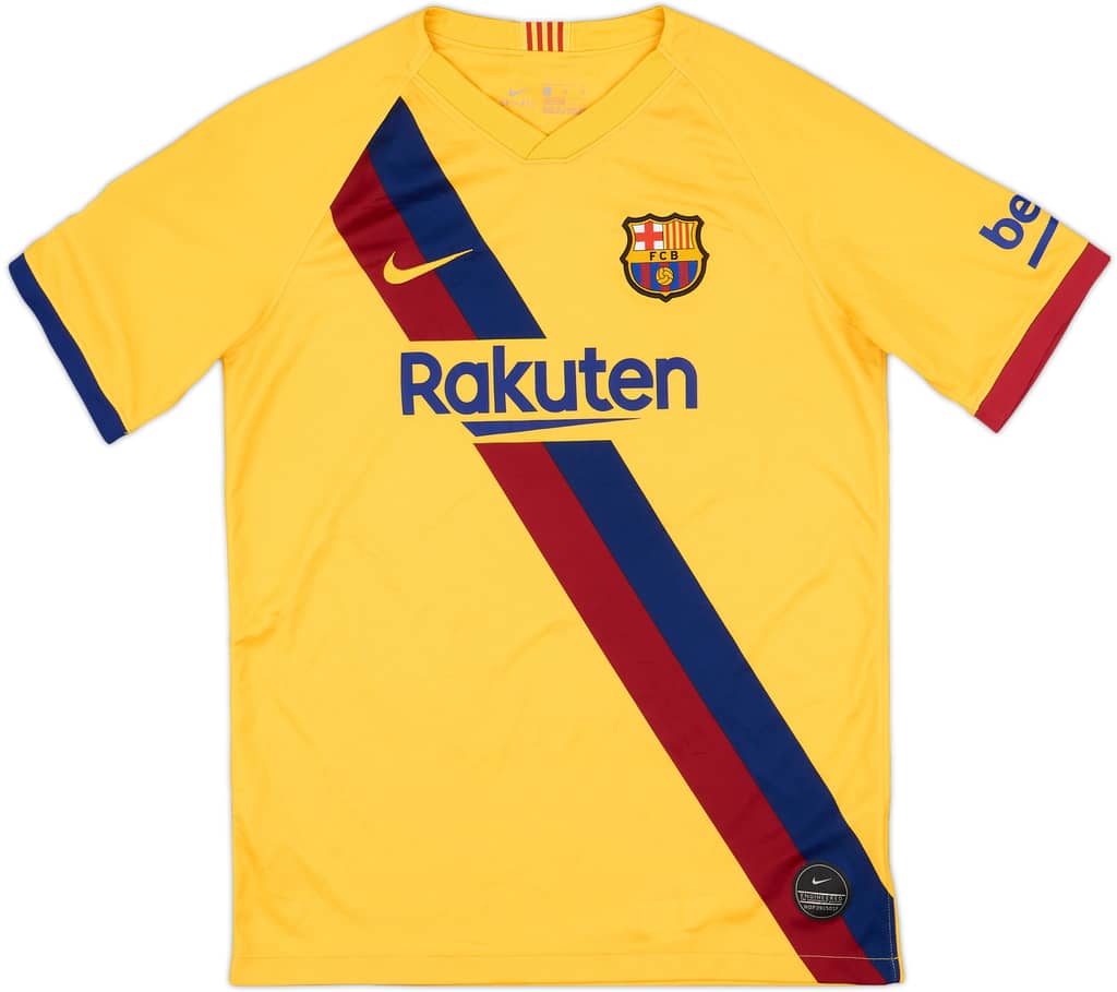 2019-20 Barcelona Away Shirt - 8/10 - (XL.Boys)